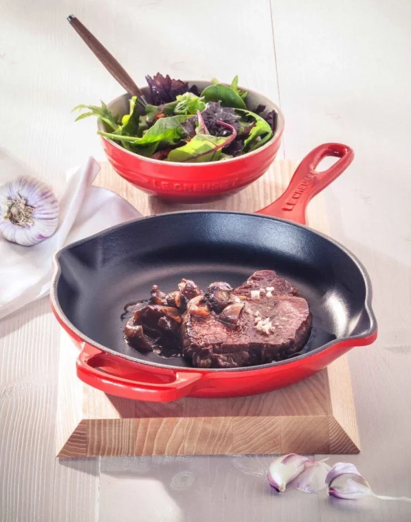 Le Creuset Brat- Und Servierpfanne Signature In Kirschrot 4