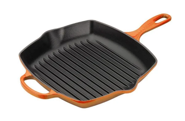 Le Creuset Grillpfanne Signature Quadratisch In Ofenrot 1