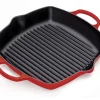 Le Creuset Grillpfanne Signature Quadratisch Mit 2 Griffen In Kirschrot 10