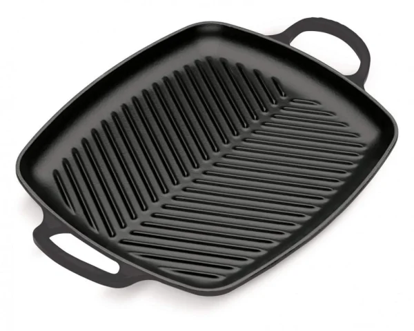 Le Creuset Grillplatte Signature Rechteckig Aus Gusseisen In Schwarz 1