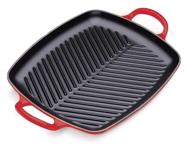 Le Creuset Grillplatte Signature Rechteckig Aus Gusseisen In Kirschrot 1