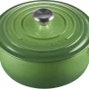 Le Creuset Bräter SIGNATURE Rund In Bamboo Green 10