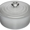 Le Creuset Bräter Signature Rund In Perlgrau 10