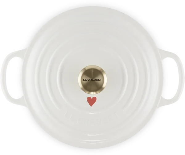 Le Creuset Bräter Signature Rund Hearts, 22 Cm 4