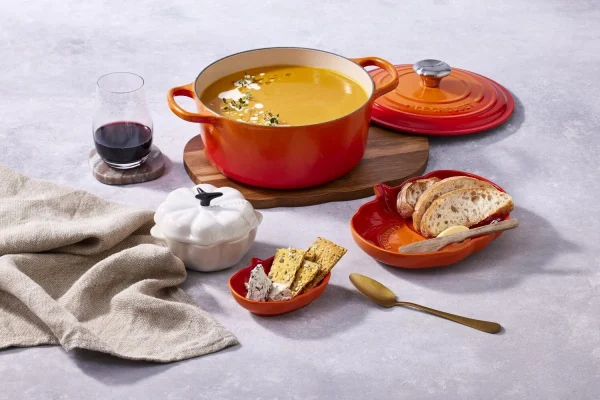 Le Creuset Kürbisteller Mittel In Ofenrot 4