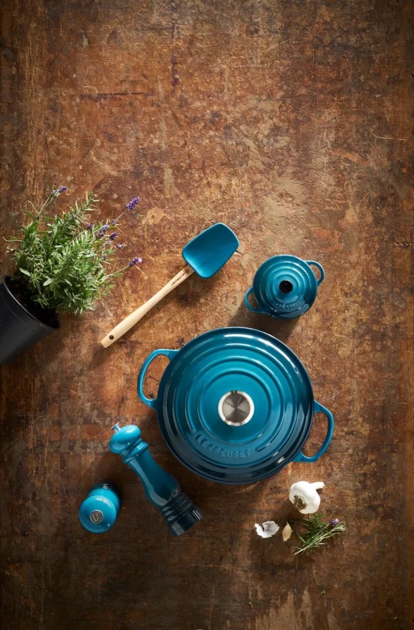 Le Creuset Mini Cocotte In Deep Teal 4