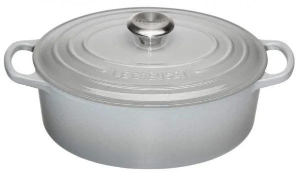 Le Creuset Bräter Signature Oval In Perlgrau 1