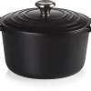 Le Creuset Hoher Bräter Signature Rund In Schwarz 23