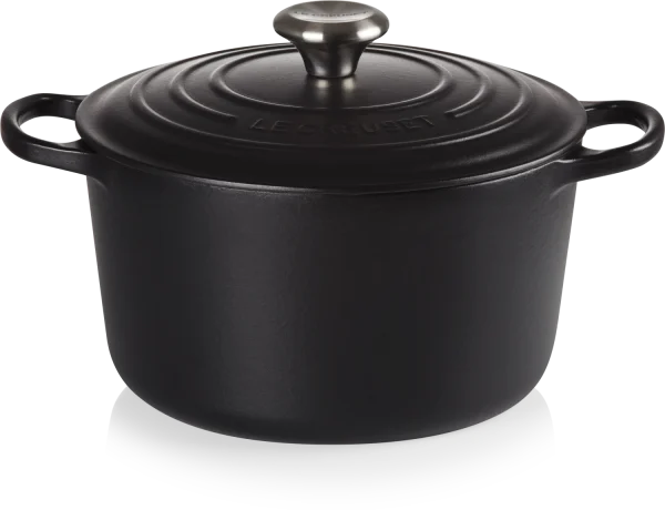 Le Creuset Hoher Bräter Signature Rund In Schwarz 1