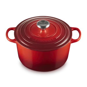 Le Creuset Hoher Bräter Signature Rund In Kirschrot 6