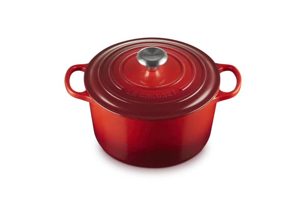 Le Creuset Hoher Bräter Signature Rund In Kirschrot 3