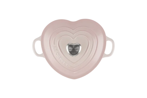 Le Creuset Herzbräter Aus Gusseisen Mit Herzgriff In Shell Pink 5