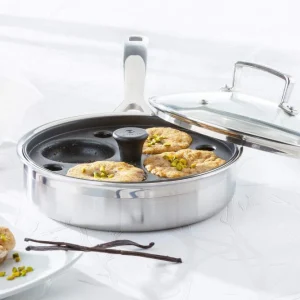 Le Creuset Sauté-Pfanne 3-ply Mit Pochiereinsatz 11