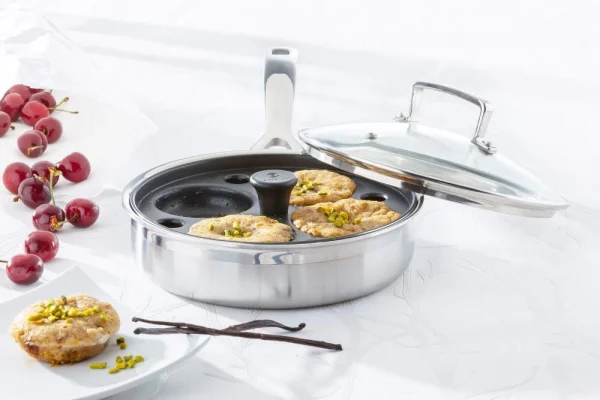 Le Creuset Sauté-Pfanne 3-ply Mit Pochiereinsatz 4