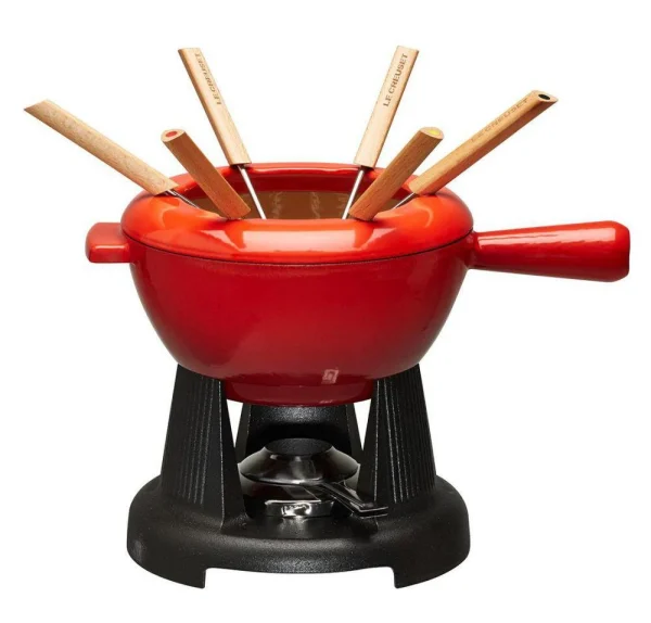 Le Creuset Käsefondue Set Aus Gusseisen In Kirschrot 1