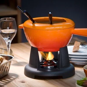 Le Creuset Käsefondue Set Aus Gusseisen In Kirschrot 6