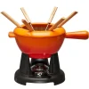 Le Creuset Käsefondue Set Aus Gusseisen In Ofenrot 7