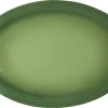 Le Creuset Servierplatte Oval In Bamboo Green 5