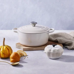 Le Creuset Kürbisförmchen Mit Deckel In Meringue 18