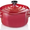 Le Creuset Mini Cocotte In Kirschrot Metallic 19