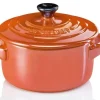 Le Creuset Mini Cocotte In Ofenrot Metallic 25