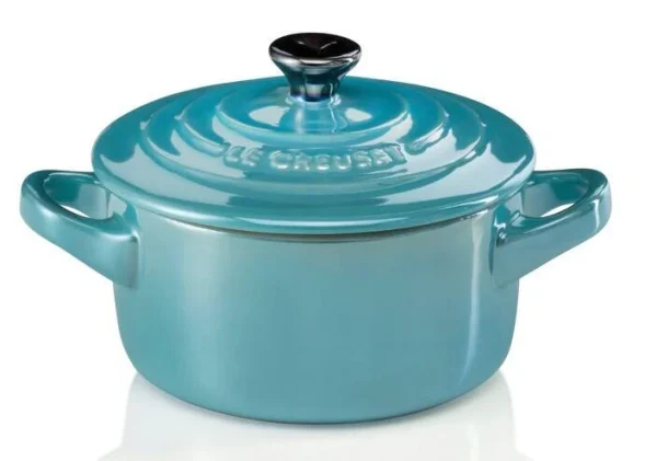 Le Creuset Mini Cocotte In Karibik Metallic 1