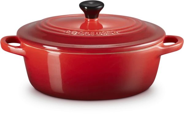 Le Creuset Mini Cocotte Oval In Kirschrot 1