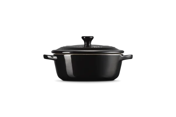 Le Creuset Mini Cocotte Oval In Schwarz 5