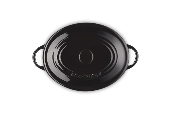 Le Creuset Mini Cocotte Oval In Schwarz 6