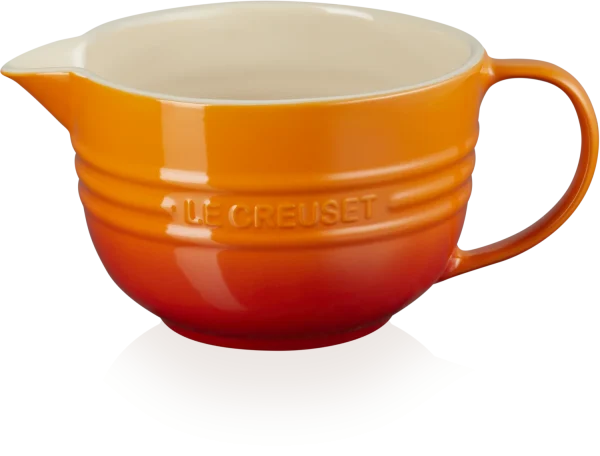 Le Creuset Rührschüssel Mit Henkel In Ofenrot 1