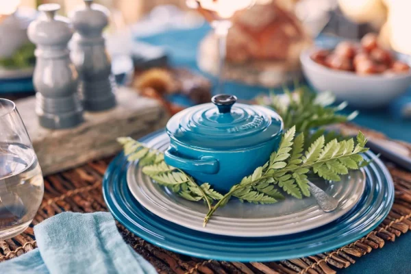 Le Creuset Mini Cocotte In Deep Teal 3