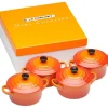 Le Creuset Mini-Cocotten Ofenrot, 4er-Set 16