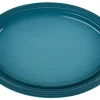 Le Creuset Servierplatte Oval In Karibik 13