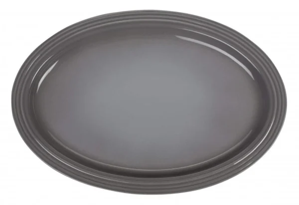 Le Creuset Servierplatte Oval In Perlgrau 1