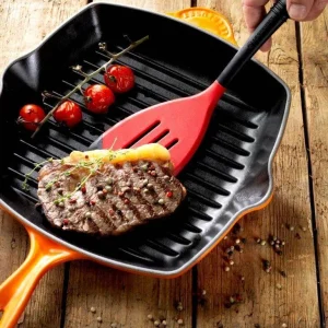 Le Creuset Grillpfanne Signature Quadratisch In Ofenrot 6