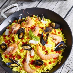 Le Creuset Aluminium-Antihaft-Paella-Pfanne 32 Cm 17