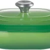 Le Creuset Oblong Signature In Bamboo Green 11