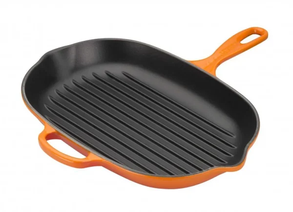 Le Creuset Grillpfanne Signature Oval In Ofenrot 1