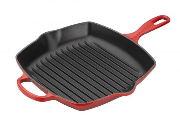 Le Creuset Grillpfanne Signature Quadratisch In Kirschrot 1