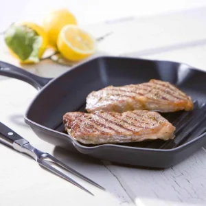 Le Creuset Grillpfanne Signature Quadratisch Mit 2 Griffen In Ofenrot 9