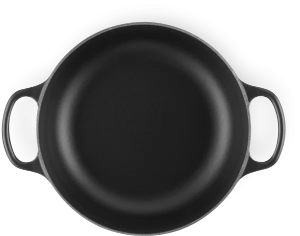 Le Creuset Sauteuse Signature Aus Gusseisen In Schwarz 3