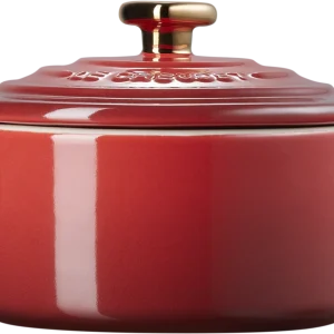 Le Creuset Mini Cocotte Mit Herzknopf In Kirschrot 10