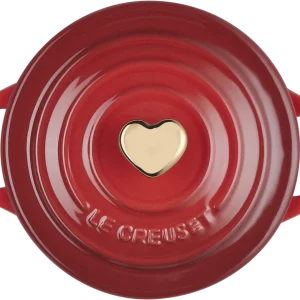 Le Creuset Mini Cocotte Mit Herzknopf In Kirschrot 12