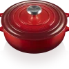 Le Creuset Sauteuse Signature Aus Gusseisen In Kirschrot 5