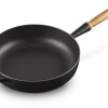 Le Creuset Sautépfanne Signature Aus Gusseisen Mit Holzgriff In Schwarz 16