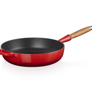 Le Creuset Sautépfanne Signature Aus Gusseisen Mit Holzgriff In Kirschrot 9