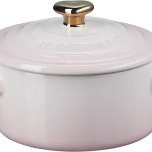 Le Creuset Mini Cocotte Mit Herzknopf In Shell Pink 11