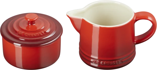 Le Creuset Zucker- & Milchset Signature In Kirschrot 1