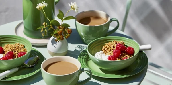 Le Creuset Frühstücksteller In Bamboo Green 3