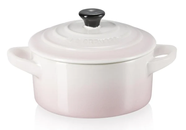 Le Creuset Mini Cocotte In Shell Pink 1